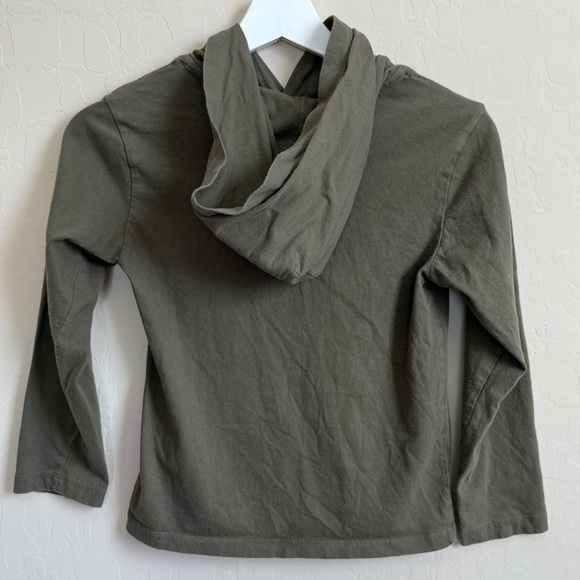 Polo Ralph Lauren Bear Boys Camp Checklist Green Hooded Long Sleeve Shirt 8 - Picture 6 of 9